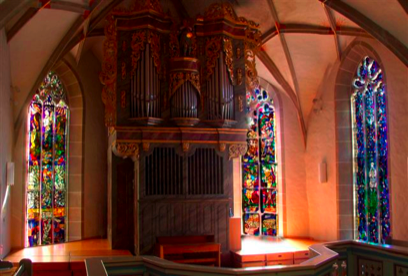 Farbfenster Chor oben